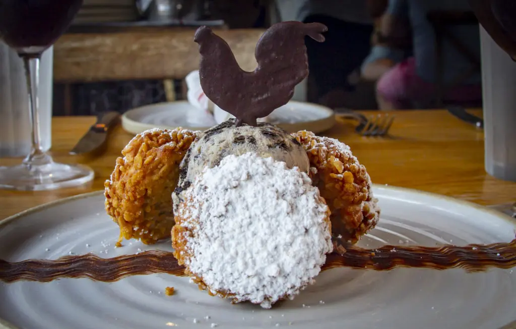 Deep Fried Oreos are also on the dessert menu.