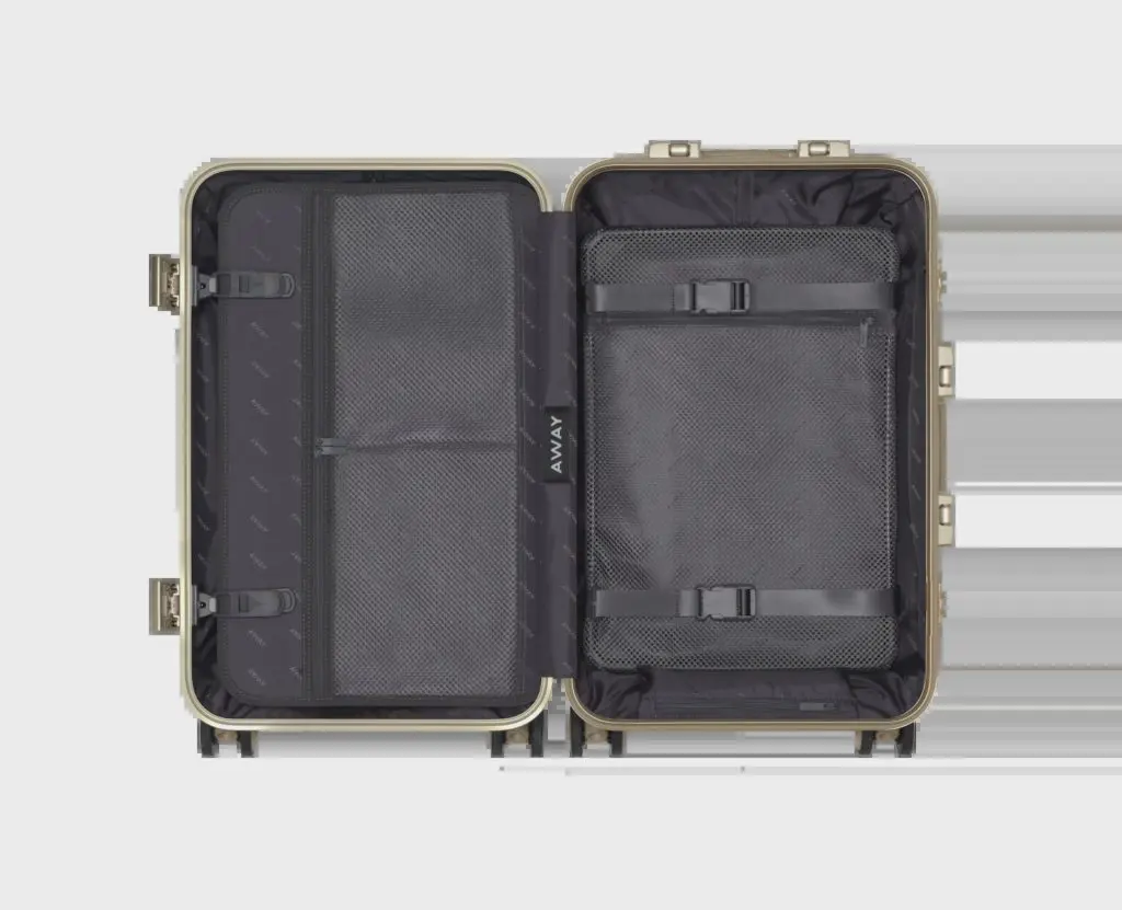 The Away carry-on, available in the brand's first-ever sale.