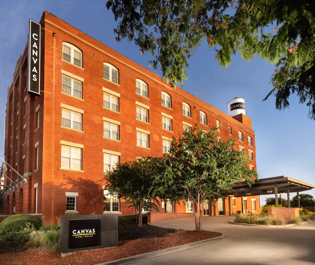 Canvas Hotel in Dallas' Cedars neighborhood recently underwent new renovations. (Courtesy of CANVAS)