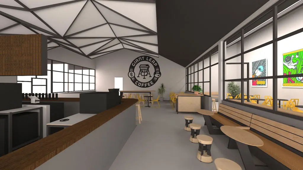 Giant Leap Coffee's new East End location will bring its own pastries kitchen.