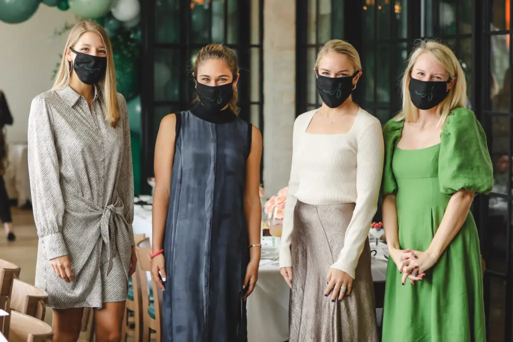 Alexandra Russell, Allie Walls, May Burkett, Maddy Lassetter dressed for Sunday Brunch at The Annie.
 (Photo by Johnny Than)