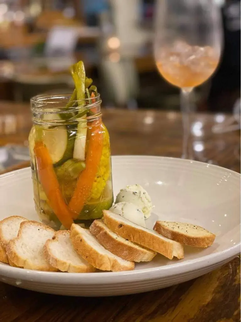 Share a mason jar of pickles with your friends at Hurdy Gurdy.