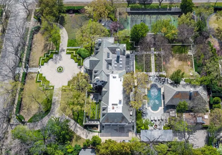 An aerial shot of the grounds. (Photo by Alex Perry, Allie Beth Allman & Assoc.)