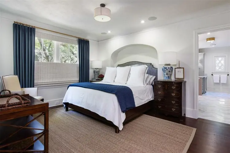The master bedroom. 