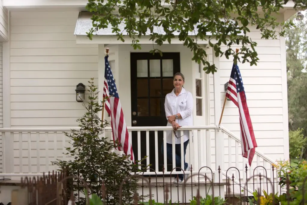 Tye Taft at her farm. (Photo Jenny Antill Clifton)