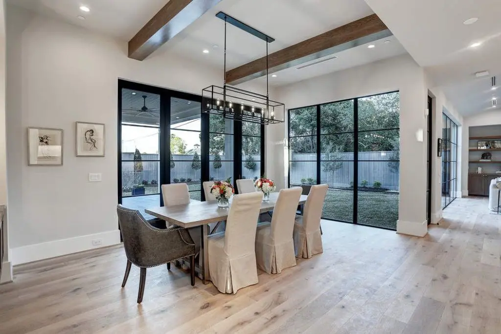 The dining table and chairs were carefully selected by real estate agent David B. Atkins for this home at 1338 Mickey Way in Spring Valley.  (Photo by Shelby Hodge)