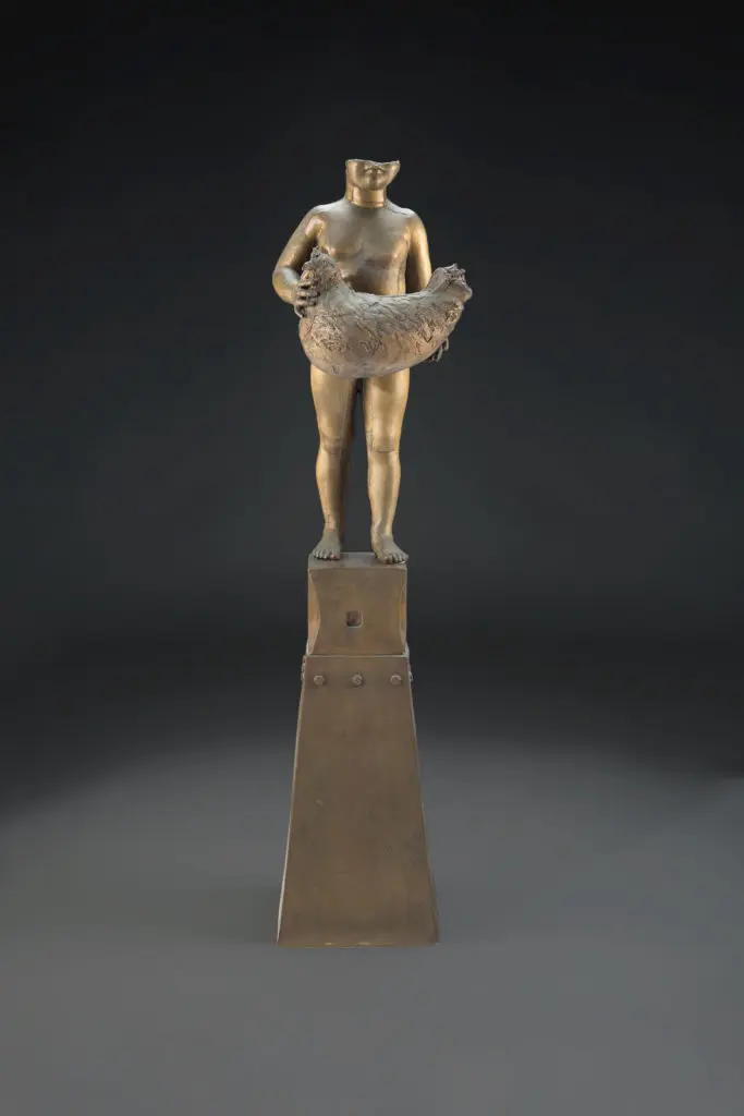 Claude Lalanne’s Petit Fille à la Poule (Little Hen Girl) 