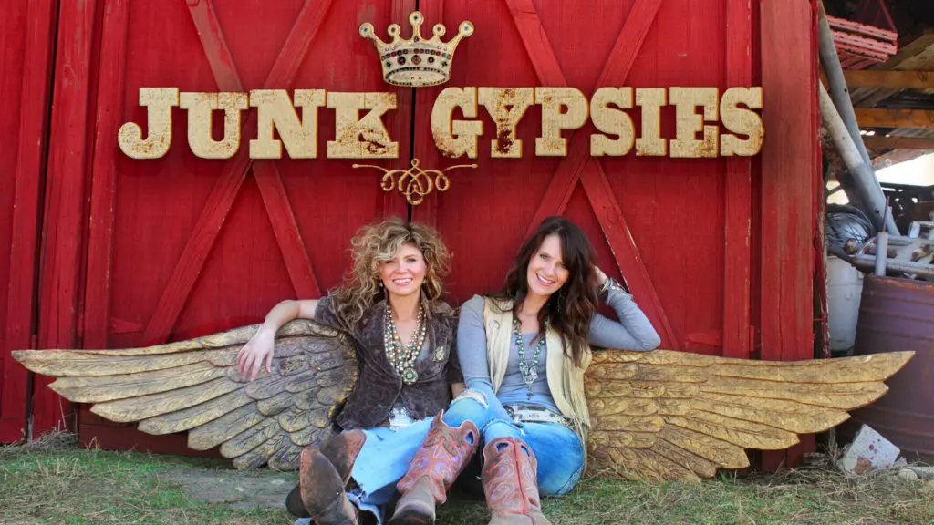 Amie Sikes, Jolie Sikes, at Junk Gypsies. 