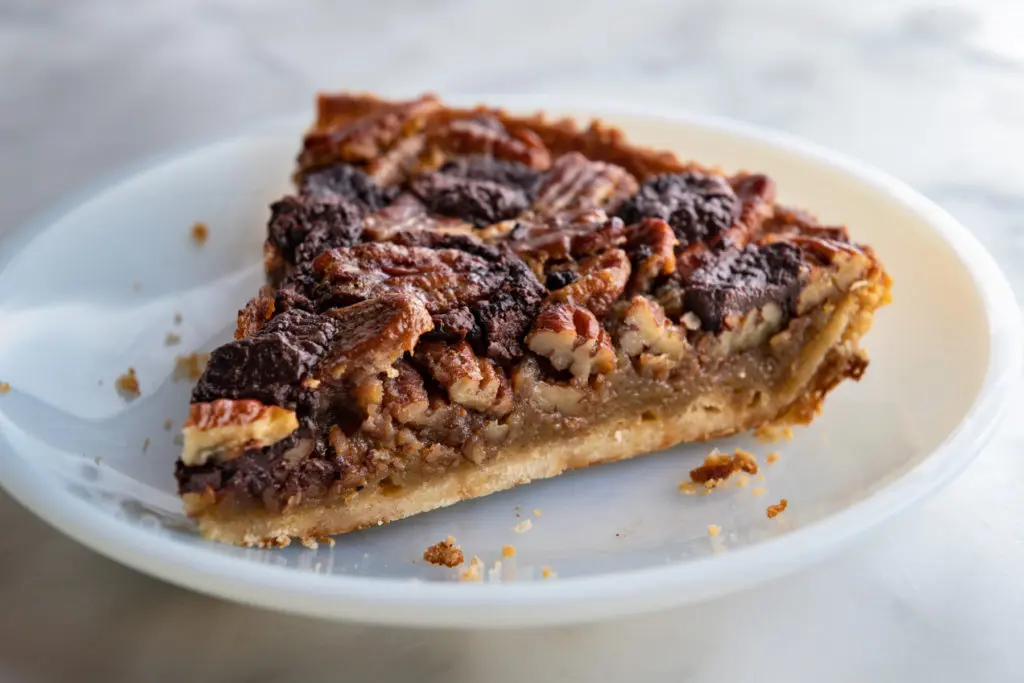 Anastacia Quiñones Mexican Chocolate Pecan Pie looks quite delicious. (Photo by Manny Rodriguez)