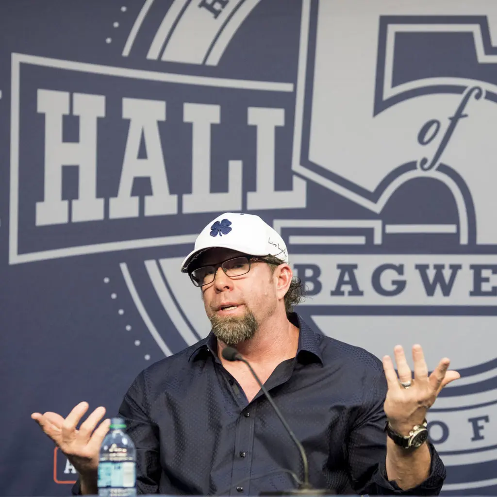 Jeff Bagwell is one of the greatest Houston Astros of all time. And a recovering alcoholic. (Photo by F. Carter Smith)