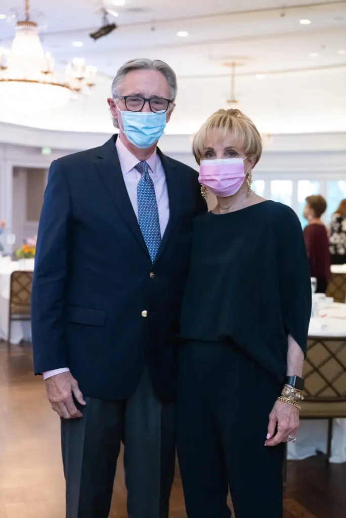 Bob Bowman & Leisa Holland-Nelson at the Houston Hospice Laura Lee Blanton Community Spirit Award dinner. (Photo by Daniel Ortiz)