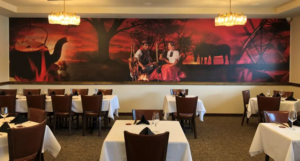 Construction Concepts transformed the space to showcase the Casa Do Brasil Houston mural. (Photo by Quy Tran Photography)