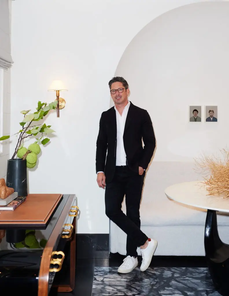 Chad Dorsey, Chad Dorsey Design, in the kitchen he designed  (Photo by Jonathan Zizzo)