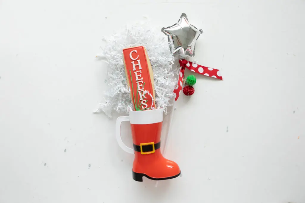 The Pep & Party Co. Christmas line offers a variety of options, such as a CupBoot, the perfect teacher gift.