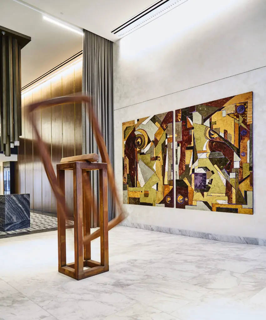 The new Thompson Dallas hotel boasts two restaurants, a floral design studio, and more. (Photo by Gus Schmiege)