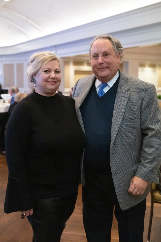 Katrina & Cecil Arnim at the Houston Hospice Laura Lee Blanton Community Spirit Award dinner. (Photo by Daniel Ortiz)