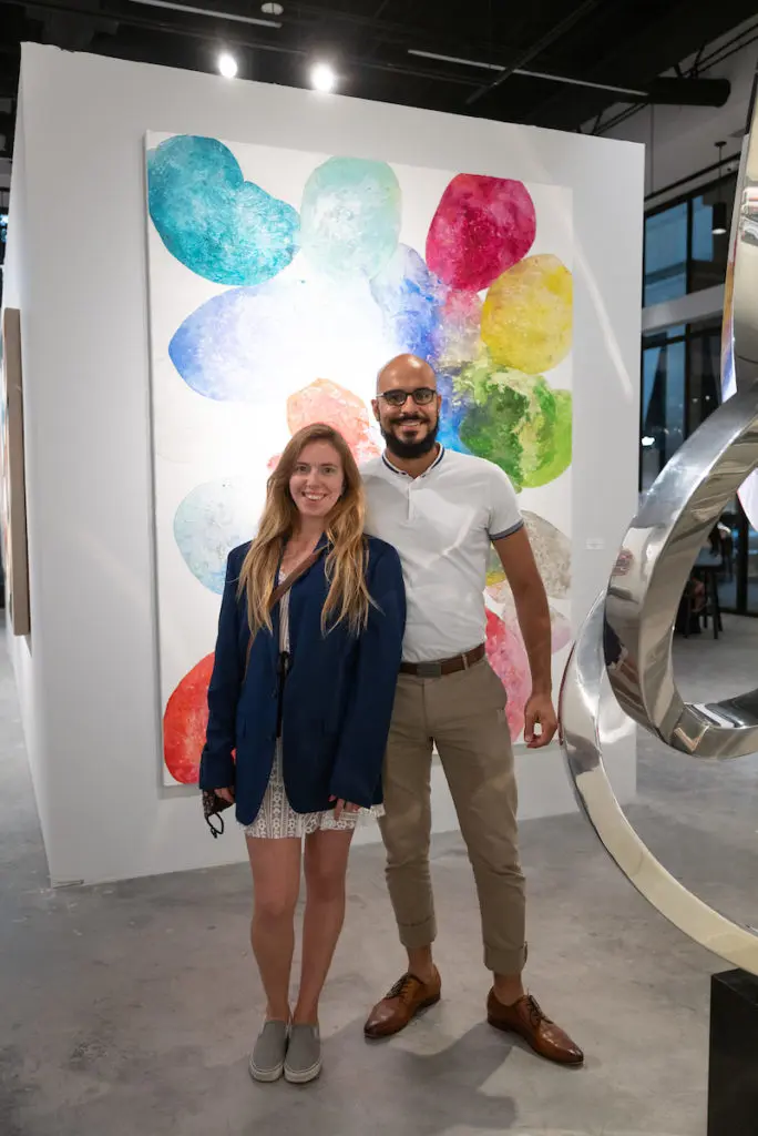 Lisa Spain with guest (Photo by Daniel Ortiz)