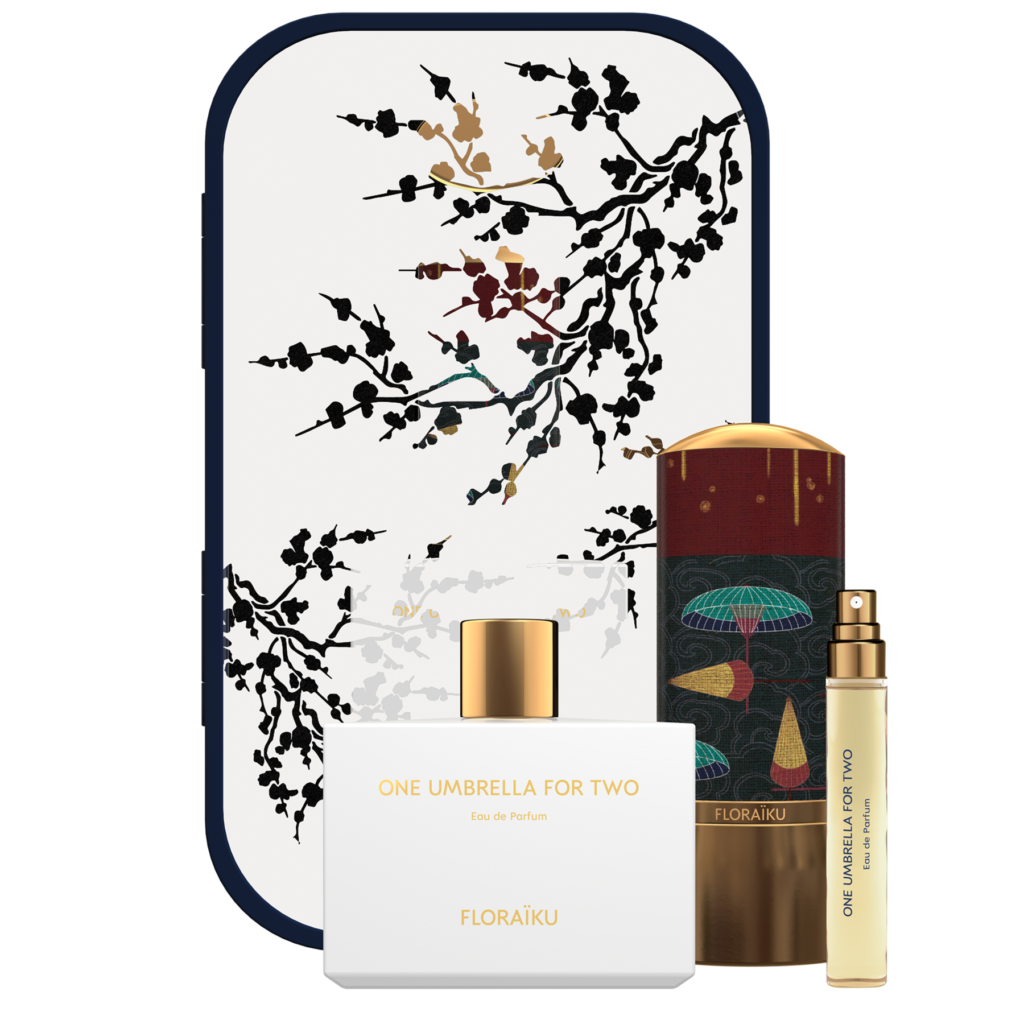 Floraiku’s enchanting One Umbrella For Two Perfume Set.
