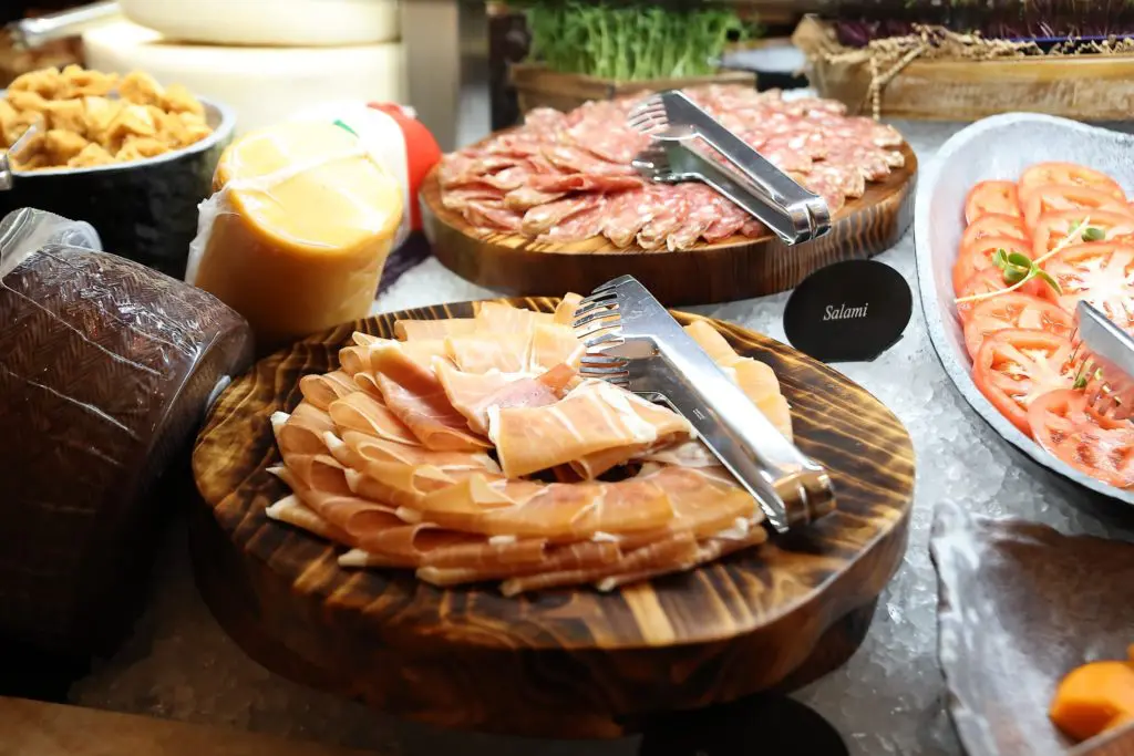 Salad bar at Casa Do Brasil (Photo by Quy Tran Photography)