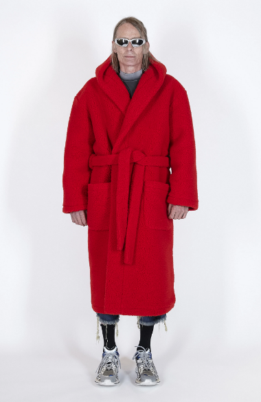 Balenciaga robe coat. (Photo courtesy of Balenciaga)