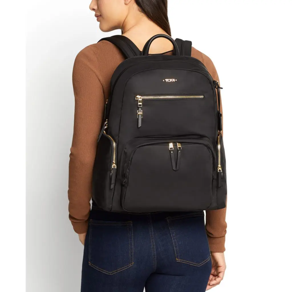 The practical design of Tumi's Carson Backpack.