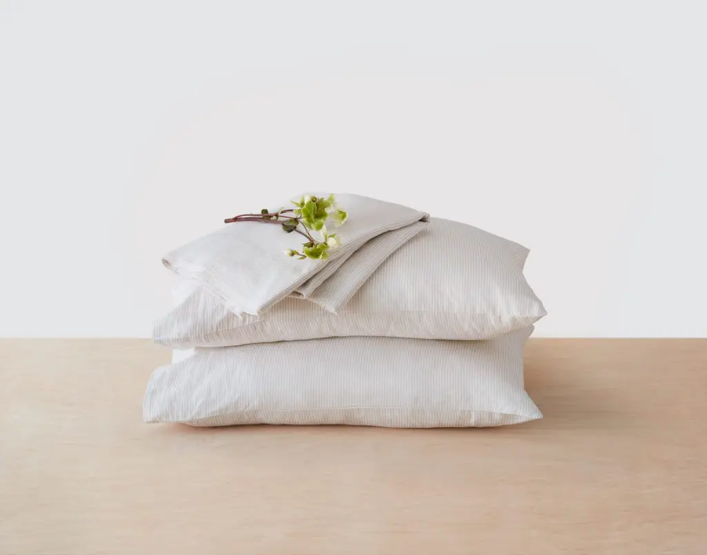 Organic Turkish cotton pillows from The Citizenry. 