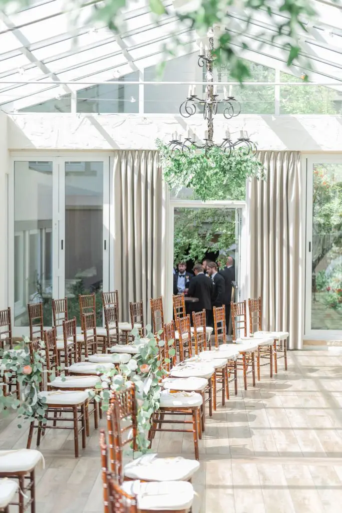 Both the reception and ceremony were held at the Sonnenalp Hotel in Vail Village. (Photo by Lady Ilg Photography)