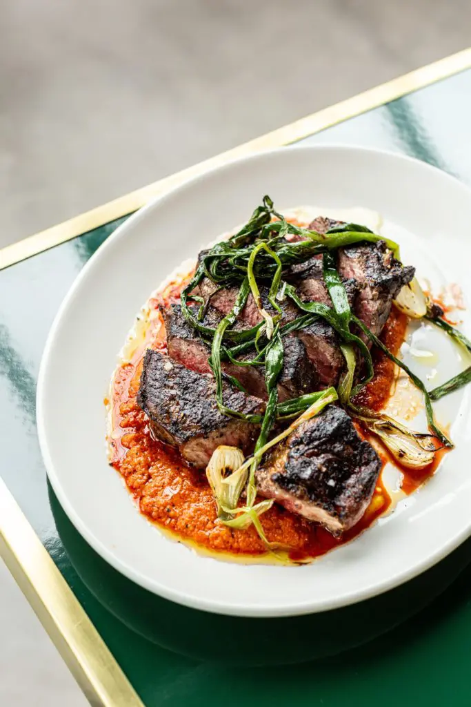 Ostia steak with Romesco sauce (Photo by Jenn Duncan)