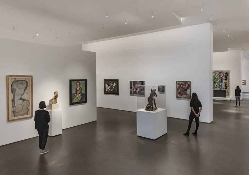 The galleries of the department of modern and contemporary art on the second floor of the Nancy and Rich Kinder Building at the MFAH. (Photo by Richard Barnes, Courtesy of the Museum of Fine Arts, Houston)