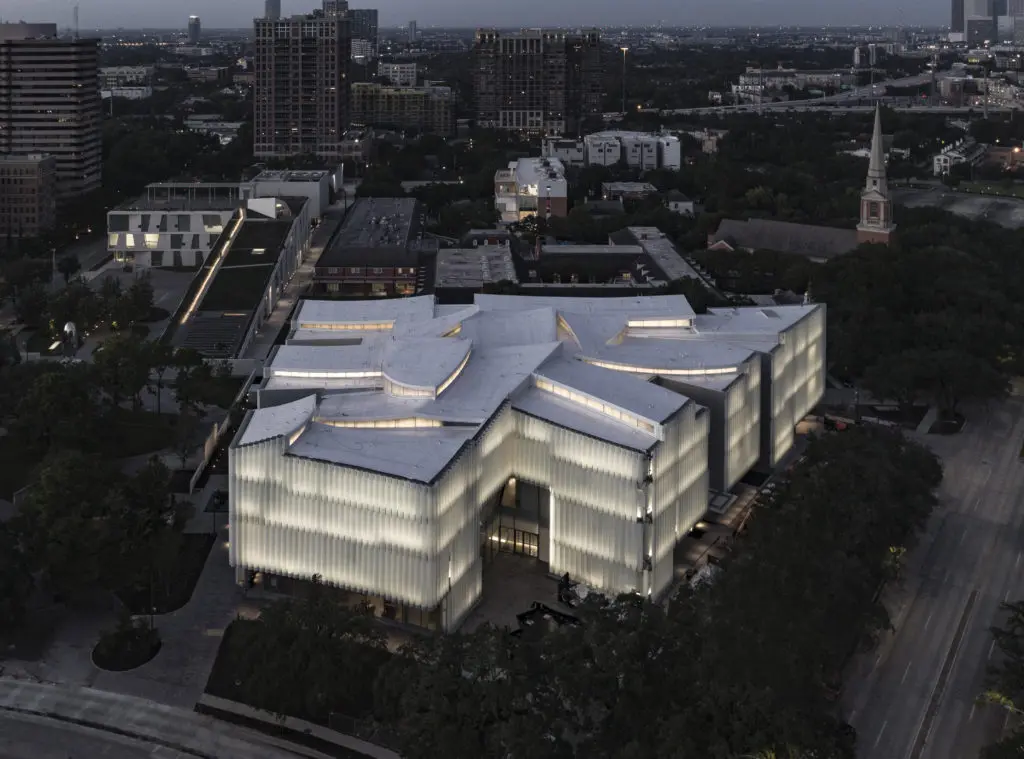 The Kinder Building was designed by Steven Holl, Principal and Lead Designer of Steven Holl Architects, who also designed the master plan for the Susan and Fayez Sarofim Campus. (Photo by Richard Barnes, Courtesy of the Museum of Fine Arts, Houston)