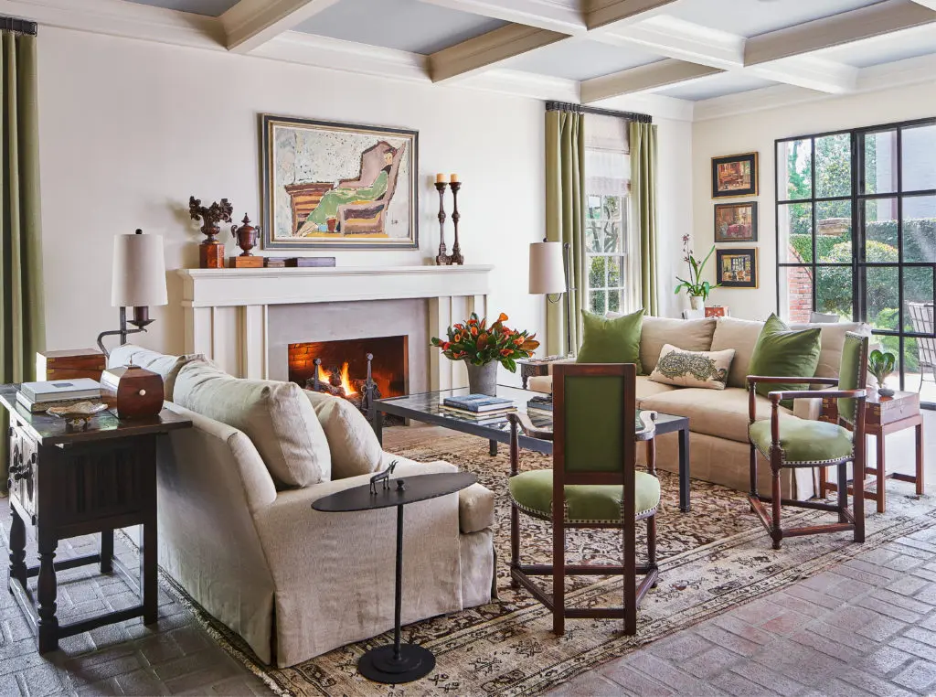 A vignette from 'Expressive Interiors: Designing an Inviting Home' by designers Sandra Lucas and Sarah Eilers 