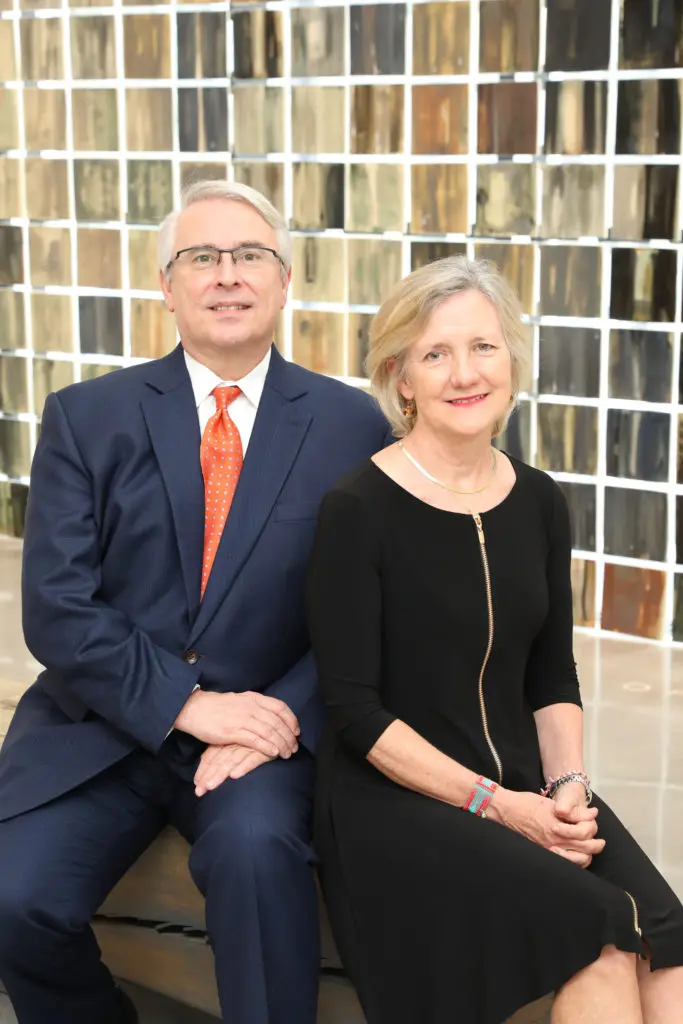 Chairs Drs. Timothy & Ann Stout at Holocaust Museum Houston Guardian of the Human Spirit event (Photo by Priscilla Dickson)