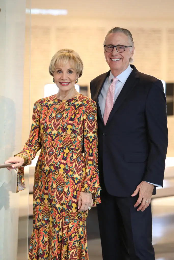 Event chairs Leisa Holland-Nelson & Bob Bowman at the Holocaust Museum Houston's Guardian of the Human Spirit event (Photo by Priscilla Dickson)