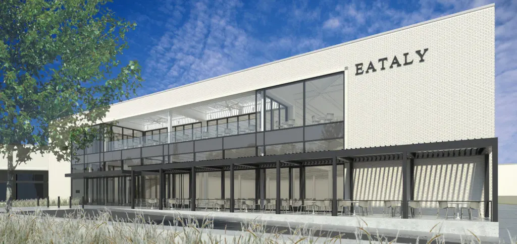 A rendering of Eataly Dallas, courtesy of NorthPark Center