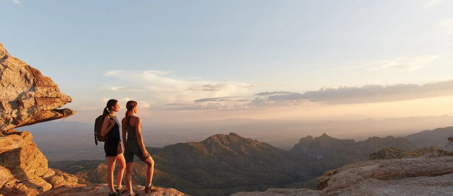 neiman marcus fantasy gifts FG_two-females-hiking-sunset-canyon-ranch-wellness-resort-tucson