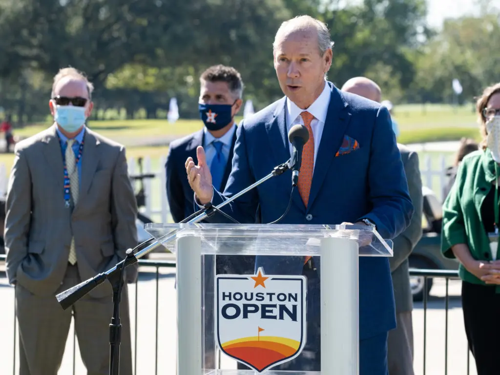 Jim Crane is already promising that the Houston Open will be bigger and better in the future. (Photo by F. Carter Smith)