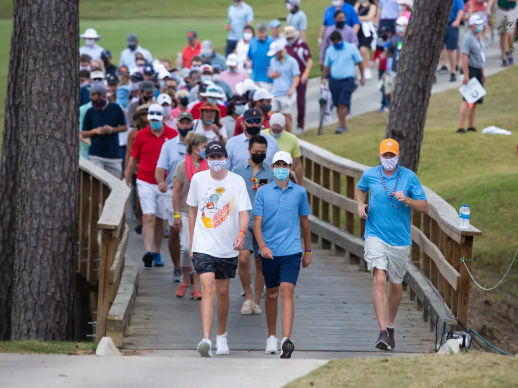Memorial Park could hold many more fans than the 10,000 or so allowed in over the four days of the Houston Open. (Photo by F. Carter Smith)