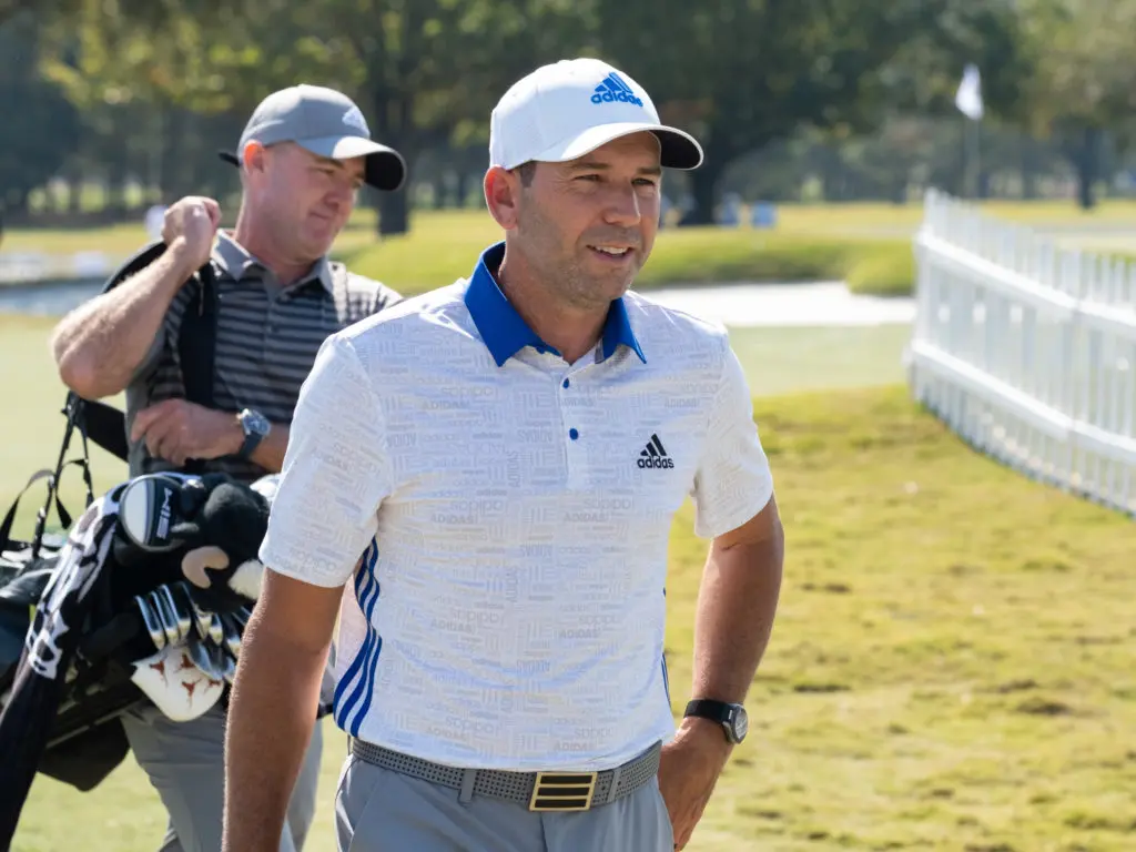 Sergio Garcia also missed the cut at the Houston Open. (Photo by F. Carter Smith)
