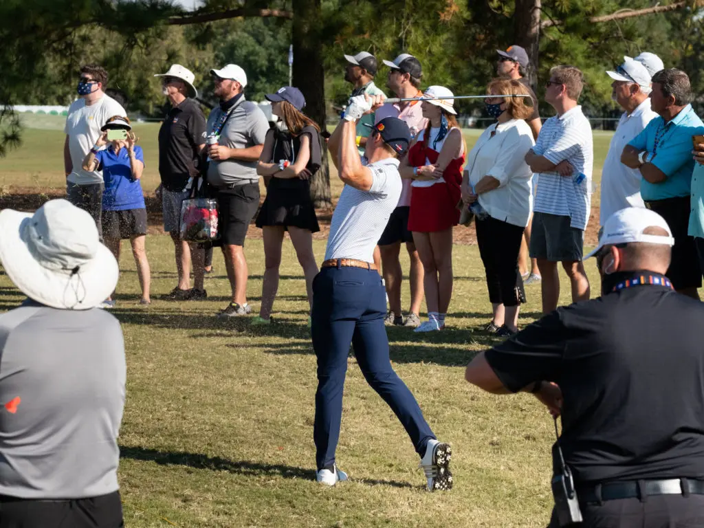 LSU's Sam Burns is looking for his first career PGA Tour win. (Photo by F. Carter Smith)