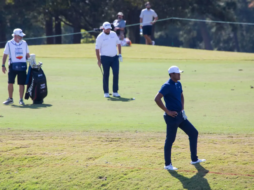 Tony Finau kept himself in range at 4 under. (Photo by F. Carter Smith)