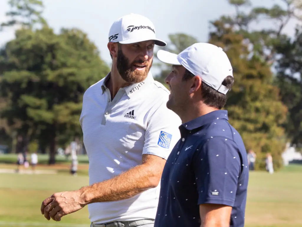 Dustin Johnson seems to be back and free of any COVID-19 issues. (Photo by F. Carter Smith)