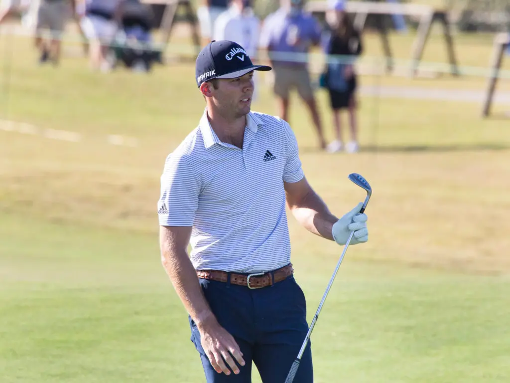Sam Burns stayed cool and never lost his composure under the Houston sun and leaderboard heat. (Photo by F. Carter Smith)