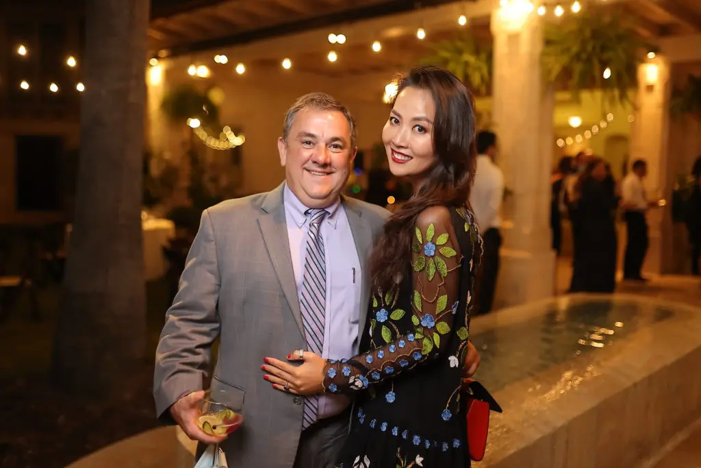 Pete & Dai Sullivan at the Correa Family Foundation dinner hosted by Fabergé at the home of Isabel and Ignacio Torras. (Photo by Quy Tran)