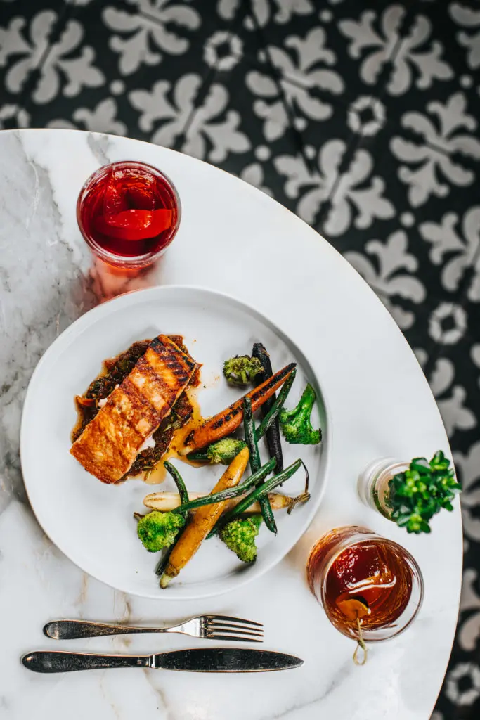 Tulum's new menu features flat iron steak, pork, salmon, and more authentic dishes from Mexico. (Courtesy)