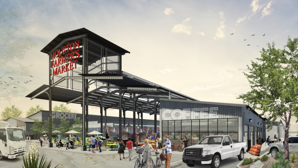The reimagined Houston Farmers Market will have a new entrance — and a real sense of arrival.
