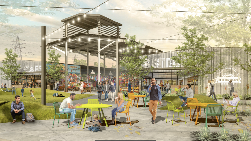 The new Houston Farmers Market will be an open air gathering spot.