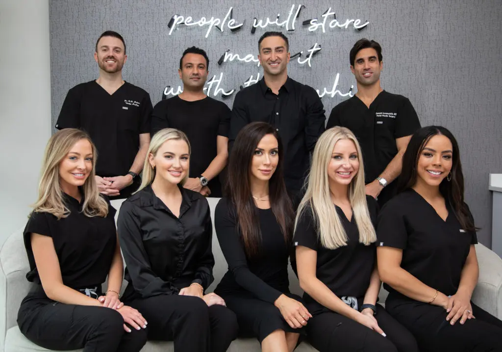 The team at Vitalyc MedSpa, including Taylor Siemens. 