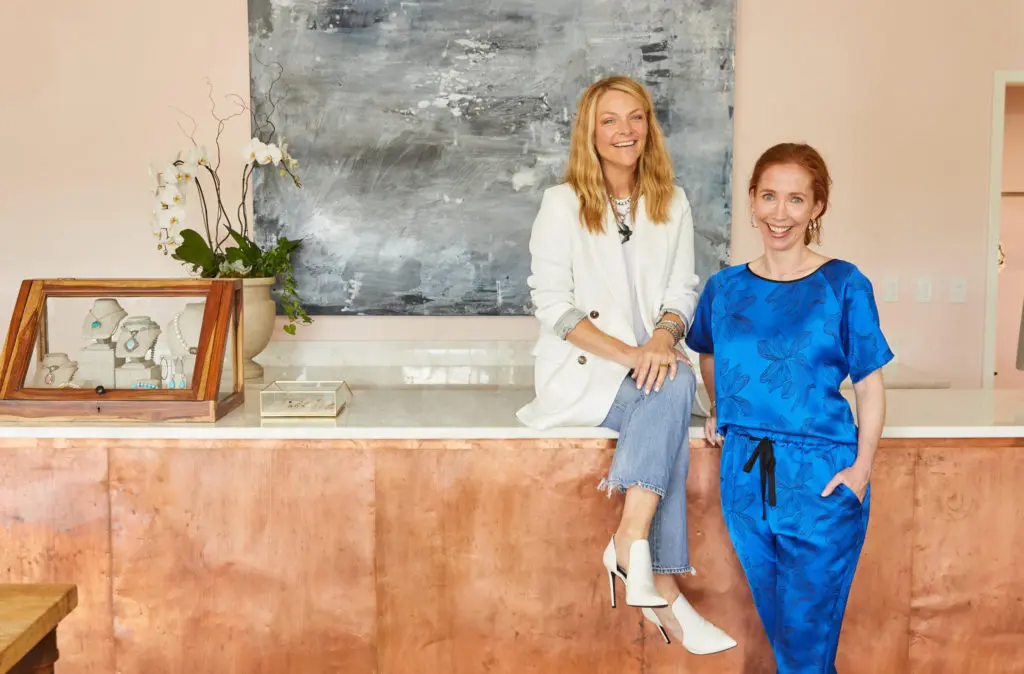 The owners of You Are Here boutique.
