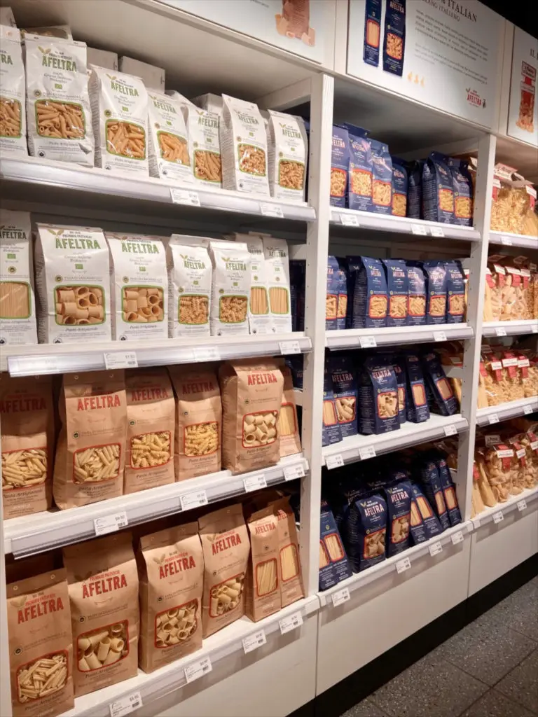 Eataly Dallas' retail section includes 10,000 local and Italian products. 