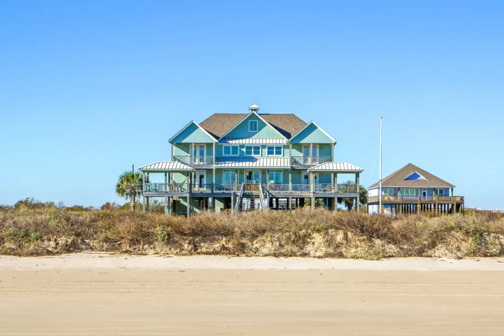 The six bedroom, six bath vacation home in Crystal Beach was the vacation home of Jason's Deli founder Joe Tortorice Jr.